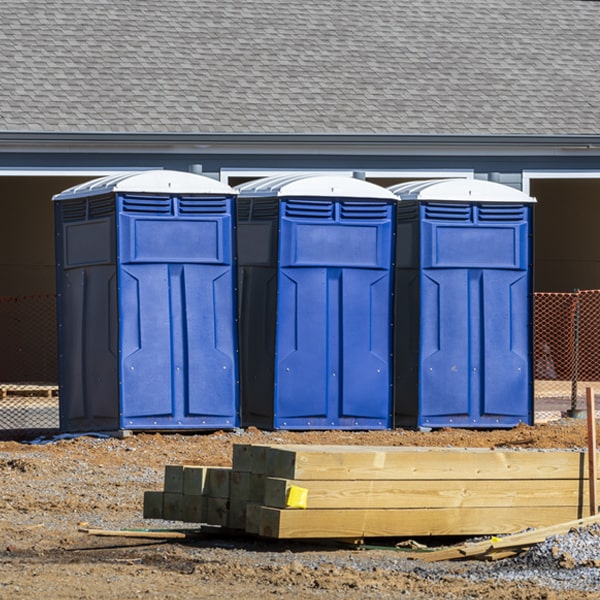 do you offer hand sanitizer dispensers inside the porta potties in Cherry Hill VA